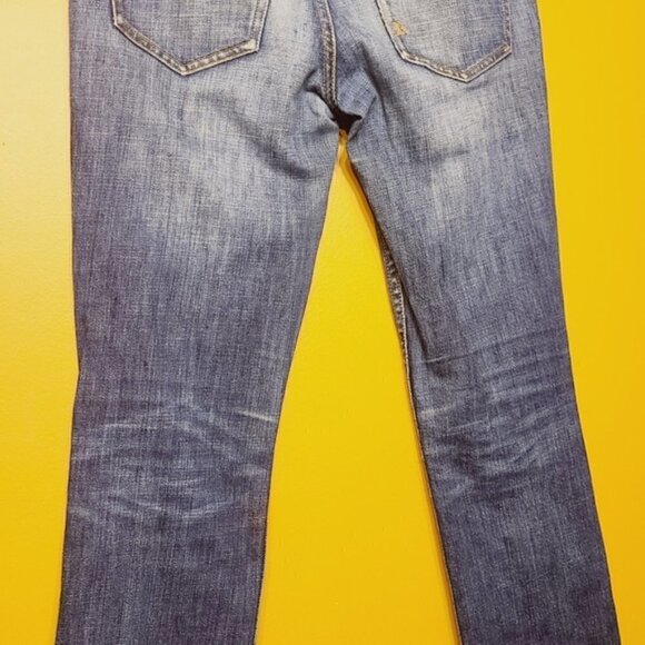 Ralph Lauren | Rugby Men's Vintage Distressed Slim Tapered Jeans (Size 27 x 34) - Picture 12 of 15